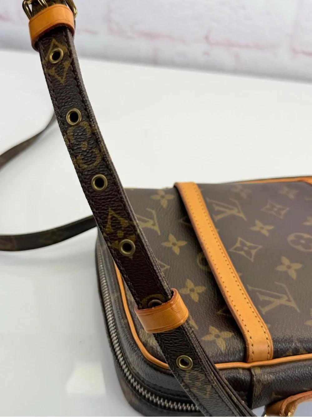 Louis Vuitton Brown Monogram Canvas Danube 21 Crossbody Bag